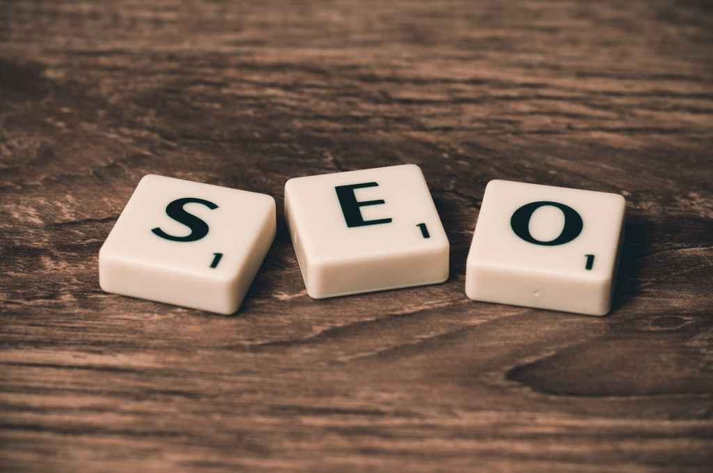 quick results with seo: scrabble letters spelling out seo